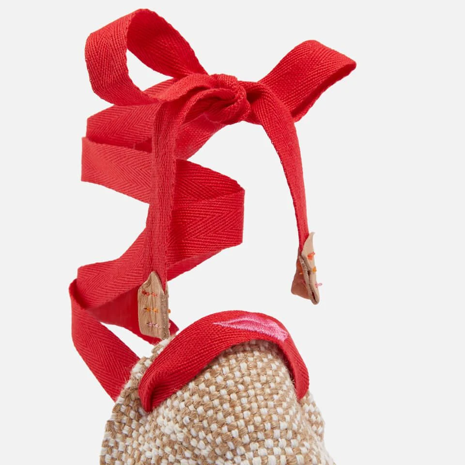商品CASTAÑER|CASTAÑER X DIANE VON FURSTENBERG WOMEN’S CHIARA CANVAS WEDGE ESPADRILLES,价格¥756,第3张图片详细描述
