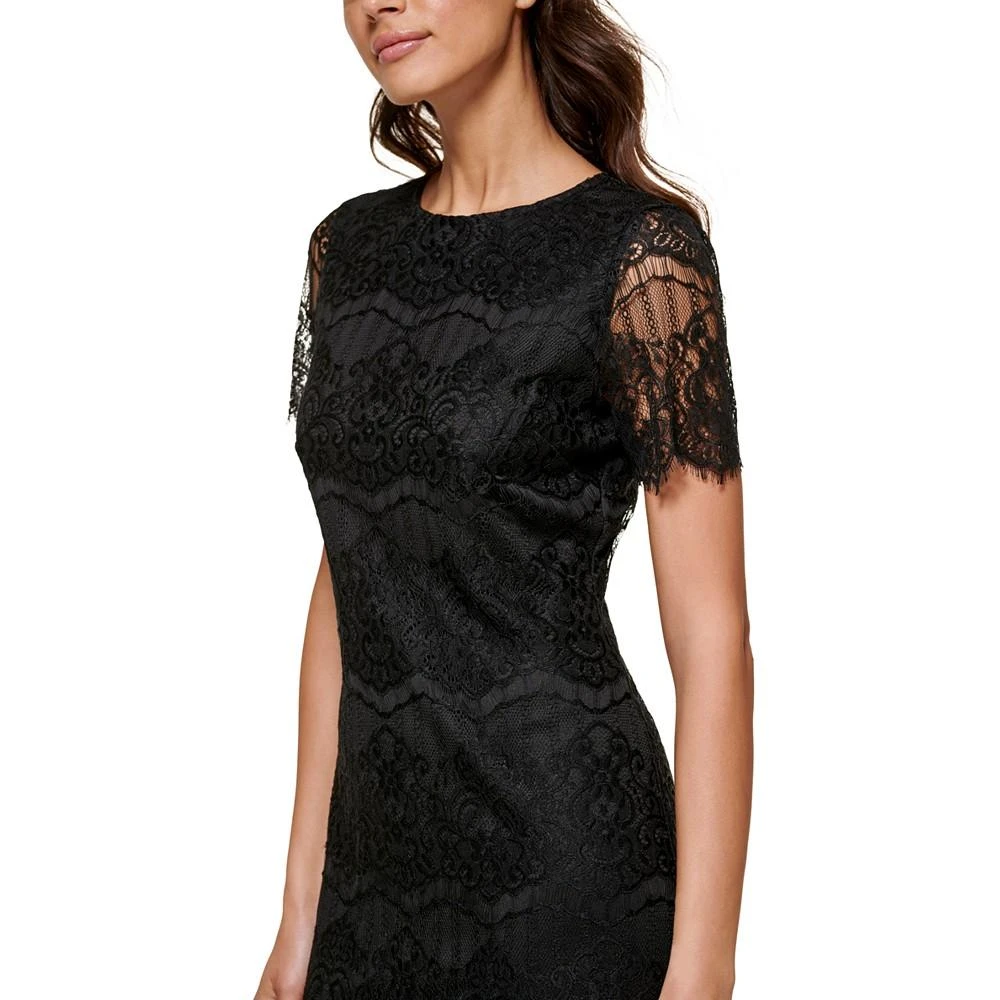 商品Kensie|Scallop Lace Sheath Dress,价格¥730,第4张图片详细描述