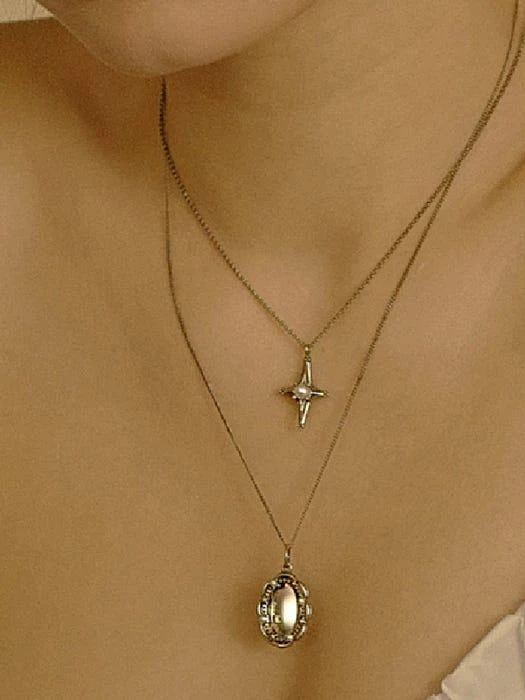 商品FLOWOOM|Starry Mirror Necklace,价格¥1420,第3张图片详细描述