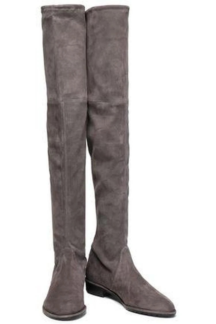 商品Stuart Weitzman|麂皮过膝靴,价格¥3559,第2张图片详细描述