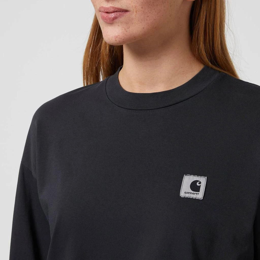 商品Carhartt|Carhartt WIP Women's Long Sleeve Nelson T-Shirt - Black,价格¥297,第4张图片详细描述