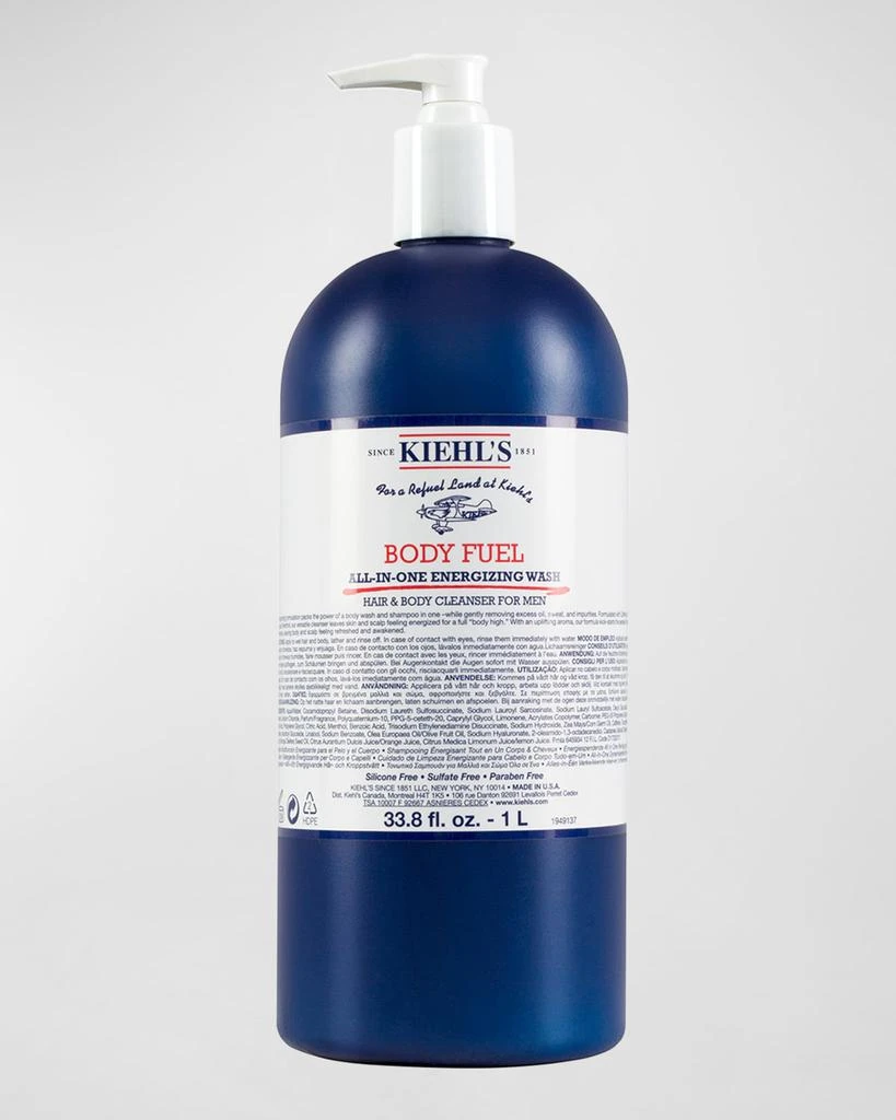 商品Kiehl's|Body Fuel All-In-One Energizing Wash for Hair and Body,价格¥194,第1张图片