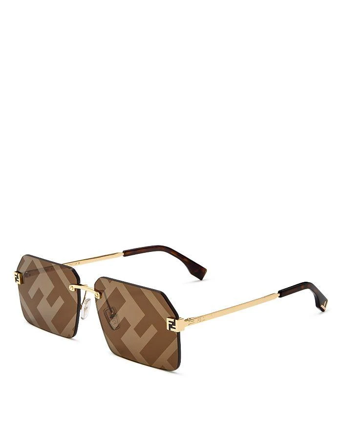 商品Fendi|Rimless Square Sunglasses, 59mm,价格¥3426,第1张图片