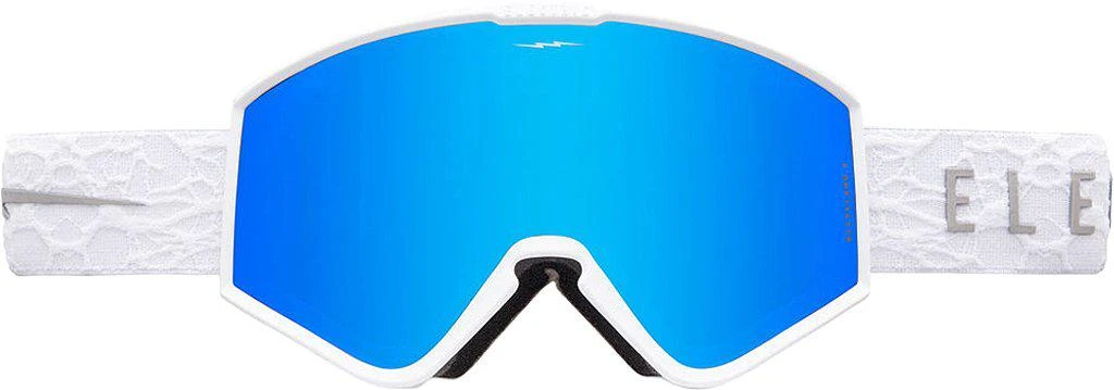 商品Electric|Hex Goggles - Matte White Nuron - Blue Chrome - Unisex,价格¥471,第1张图片