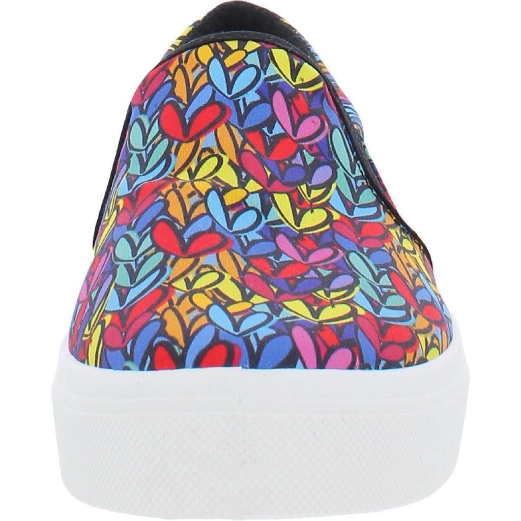 商品SKECHERS|Skechers Womens Poppy Heart In Love Canvas Slip On Fashion Sneakers,价格¥226,第6张图片详细描述