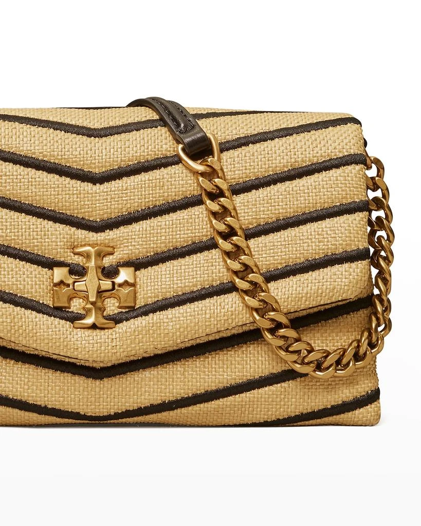 商品Tory Burch|Kira Envelope Flap Straw Chain Wallet,价格¥1690,第5张图片详细描述