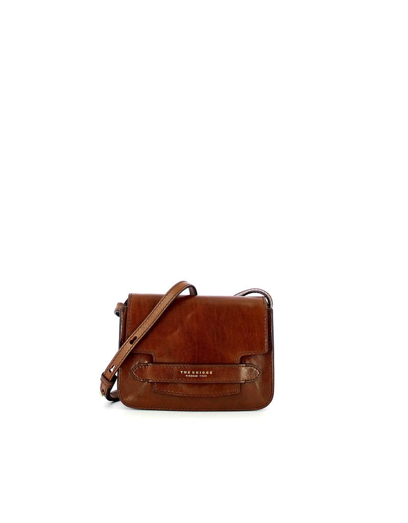 商品The Bridge|Brown Leather Lucrezia Crossbody Bag,价格¥1464,第1张图片