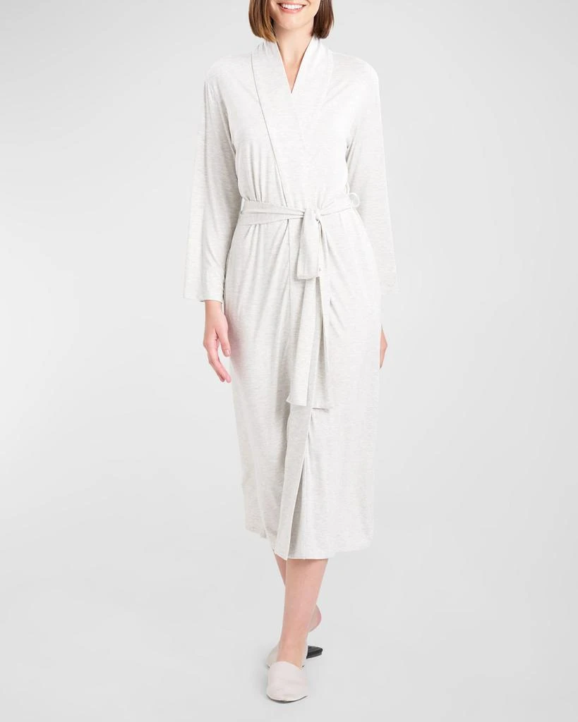 商品Natori|Feathers Elements Long Jersey Robe,价格¥1011,第1张图片