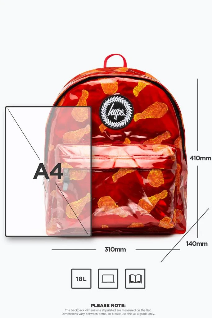 HYPE X KFC RED HOLOGRAPHIC BACKPACK 商品