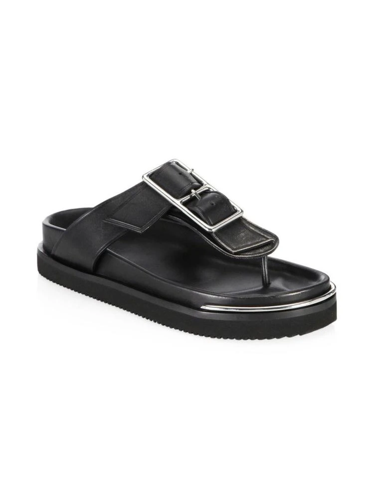 商品Alexander Wang|Alexander Wang - Corin Buckle Flat Sandals,价格¥1792,第2张图片详细描述