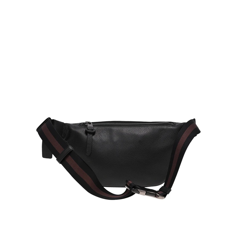 COACH 奥莱款小号男士牛皮革腰包C5393QBBK 商品