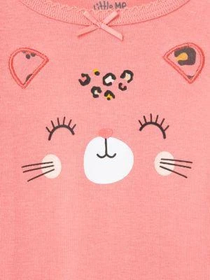 商品Little Me|Little Girl’s 4-Piece Leopard Print Pajama Set,价格¥119,第5张图片详细描述