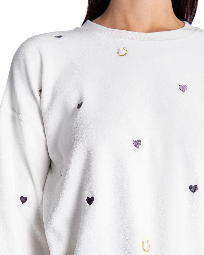 商品PJ Salvage|Lucky In Love Fleece Sleep Top,价格¥509,第5张图片详细描述