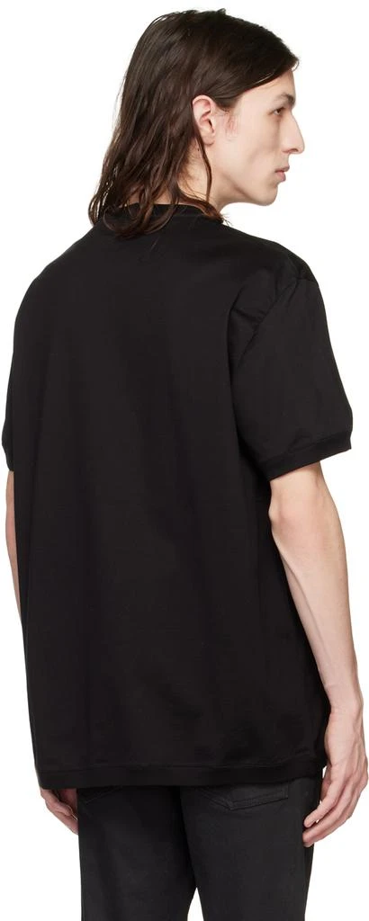 商品Alexander McQueen|Black Embroidered T-Shirt,价格¥986,第3张图片详细描述