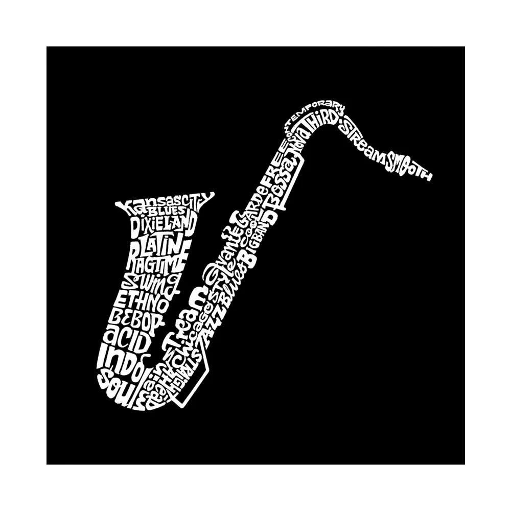 商品LA Pop Art|Boy's Word Art Long Sleeve T-Shirt - Sax,价格¥203,第2张图片详细描述