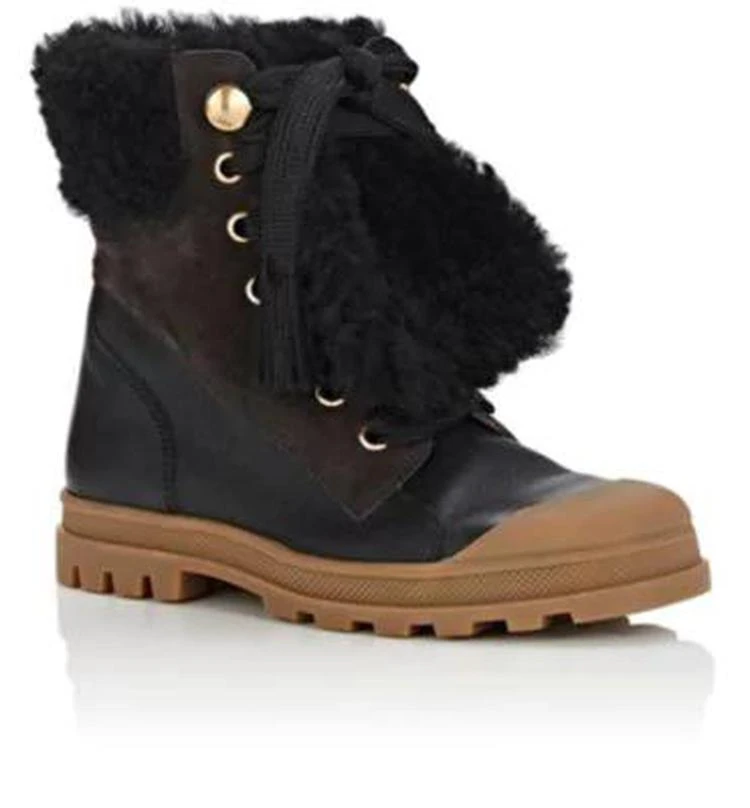 商品Chloé|Parker Shearling-Lined Sneakerboots,价格¥2447,第2张图片详细描述