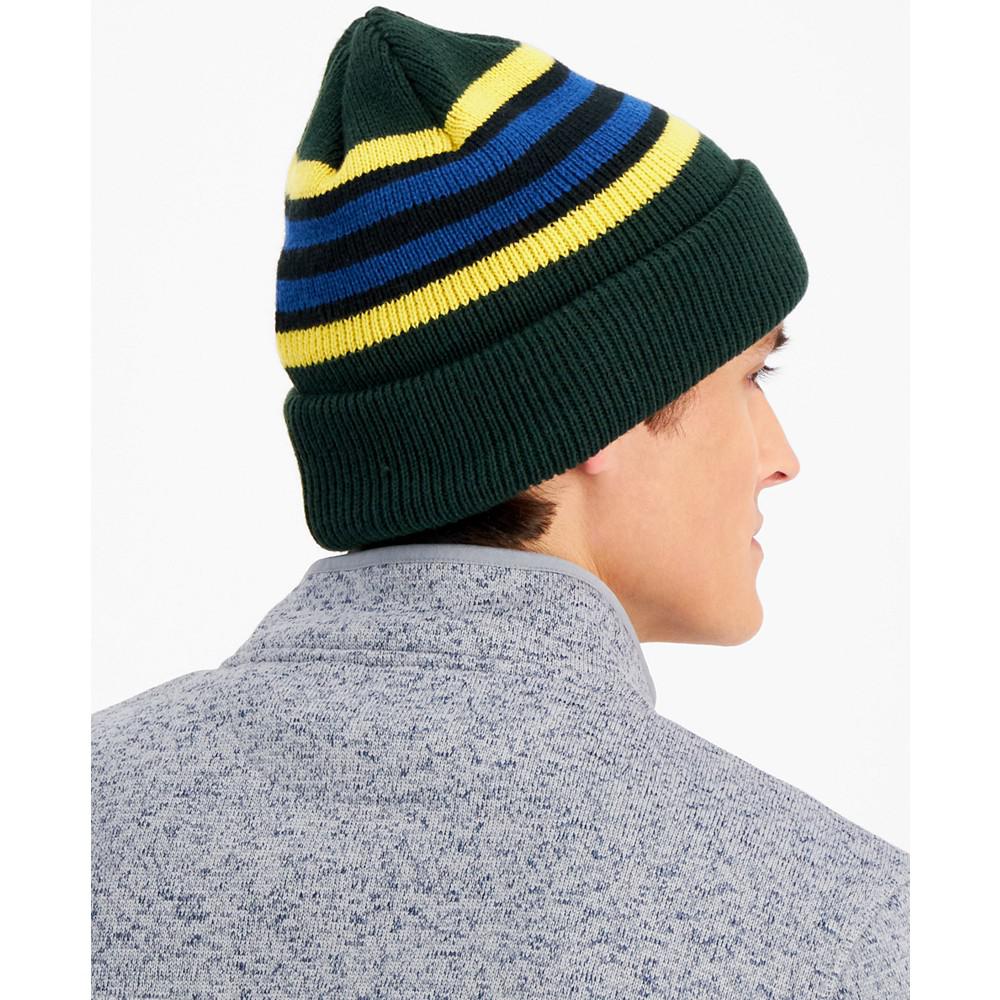 Men's Multi-Stripe Beanie, Created for Macy's商品第3张图片规格展示