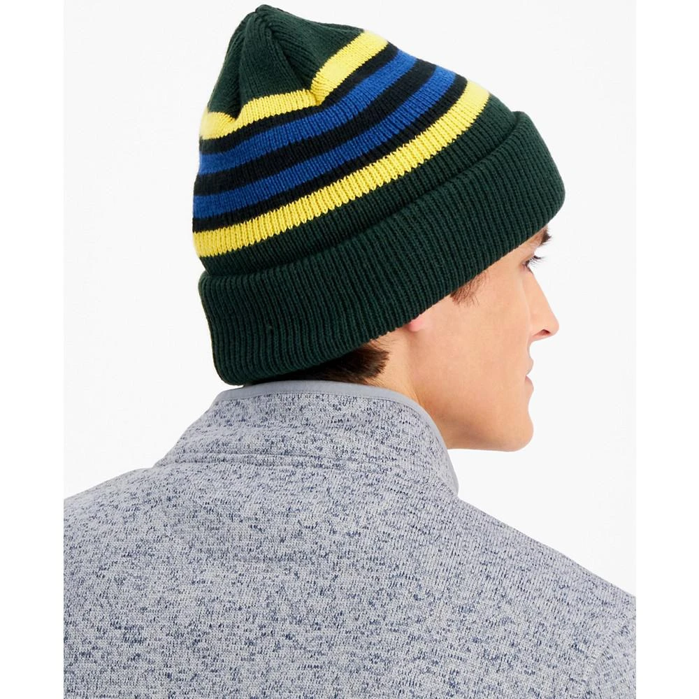 商品Club Room|Men's Multi-Stripe Beanie, Created for Macy's,价格¥76,第3张图片详细描述