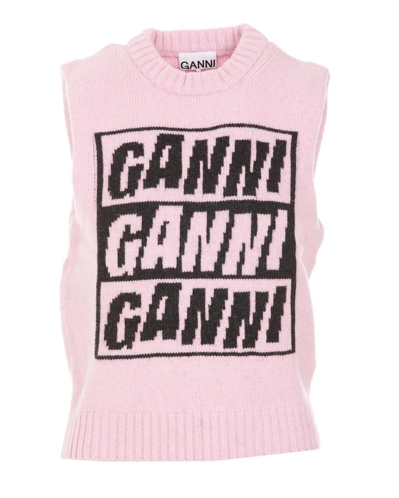 商品Ganni|Ganni Graphic Logo Vest,价格¥1393,第1张图片