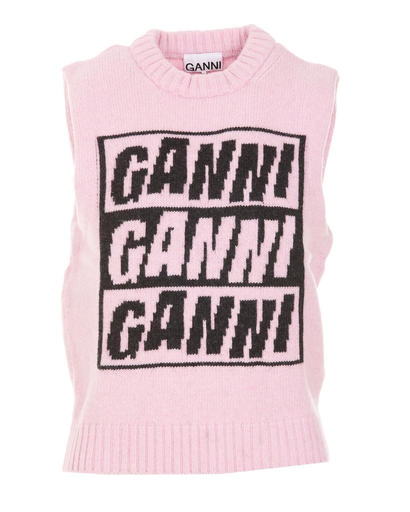 商品Ganni|Ganni Graphic Logo Vest,价格¥1529,第1张图片