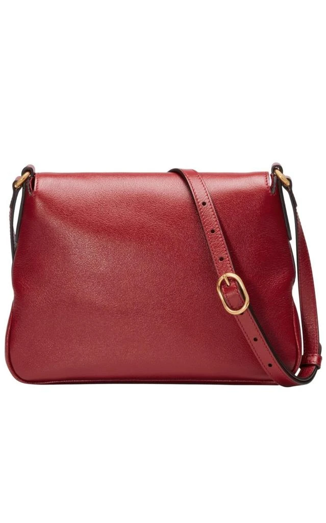 商品Gucci|Small Messenger with Double GG Bag in Red,价格¥20691,第3张图片详细描述