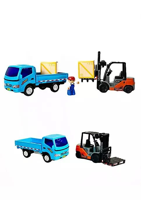 商品BIG DADDY|Daddy Big Daddy Trucks Excavators   Light Weight Fork Lift Construction Truck Medium Combo,价格¥186,第3张图片详细描述