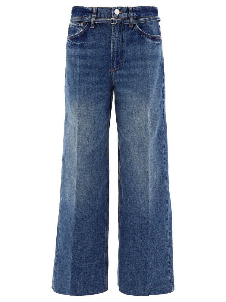 Frame High-Waist Wide-Leg Jeans商品第1张图片规格展示