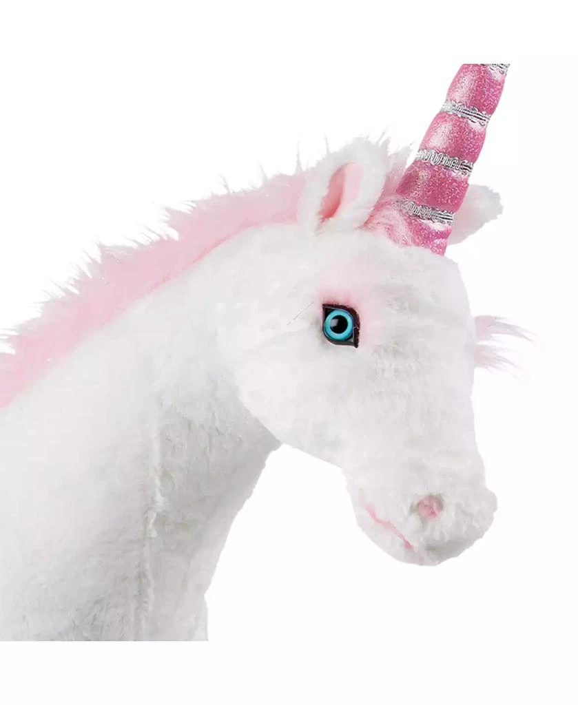 商品Melissa & Doug|Melissa & Doug Giant Unicorn - Lifelike Plush Stuffed Animal (over 2 feet tall),价格¥638,第2张图片详细描述