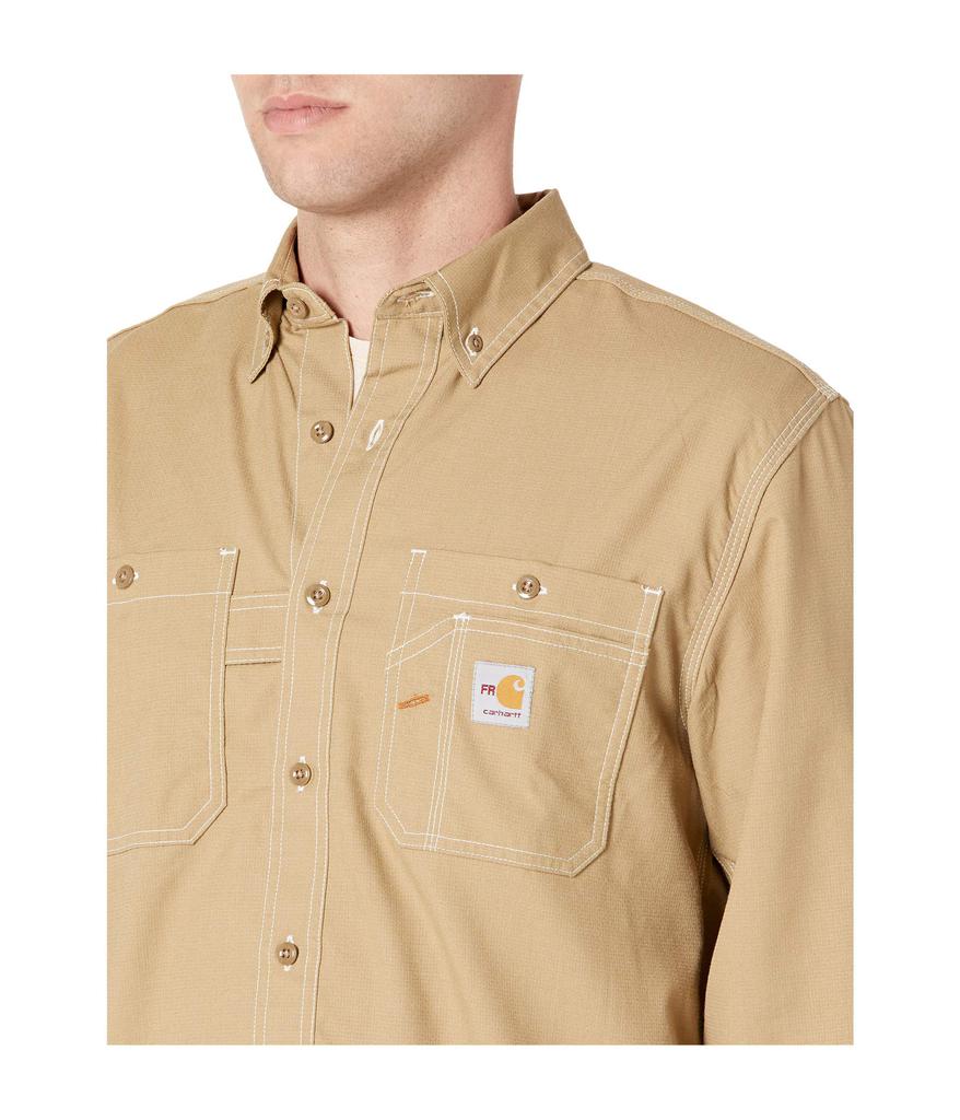 Flame-Resistant Force Original Fit Lightweight Long Sleeve Button Front Shirt商品第3张图片规格展示