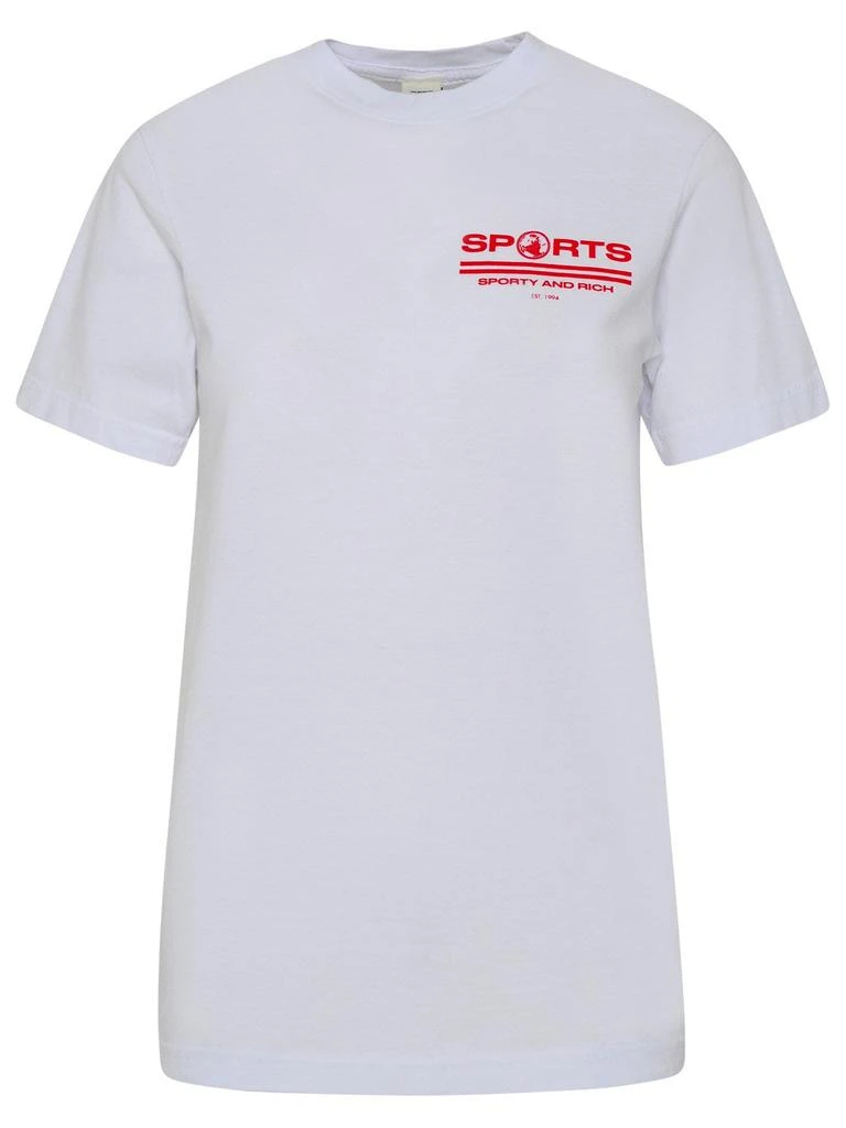 商品Sporty & Rich|COTTON SPORT T-SHIRT,价格¥909,第1张图片