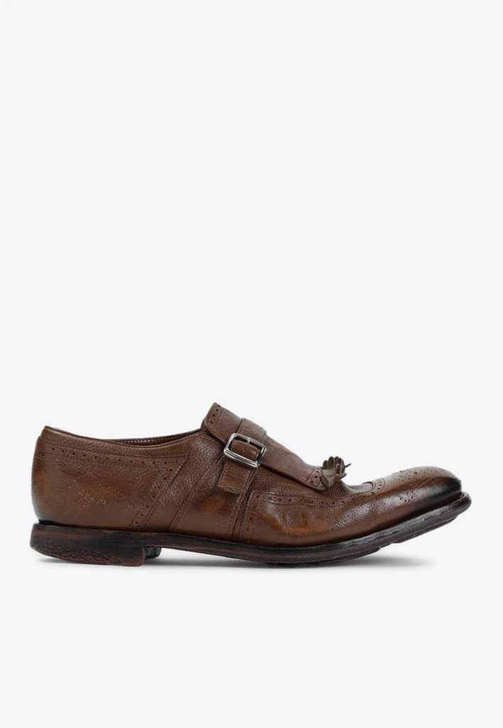 商品Church's|Shanghai Vintage Leather Loafers,价格¥7064,第1张图片
