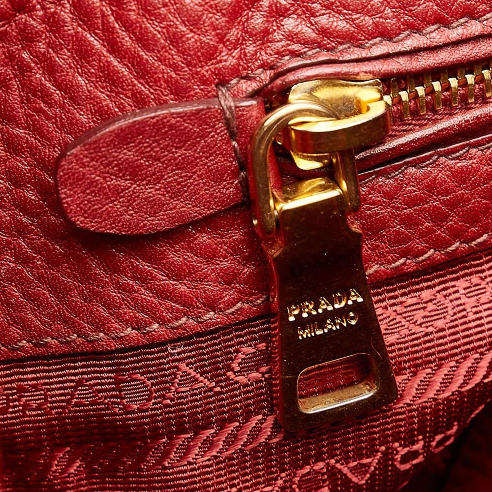 Prada Red Vitello Daino Tote Bag 商品