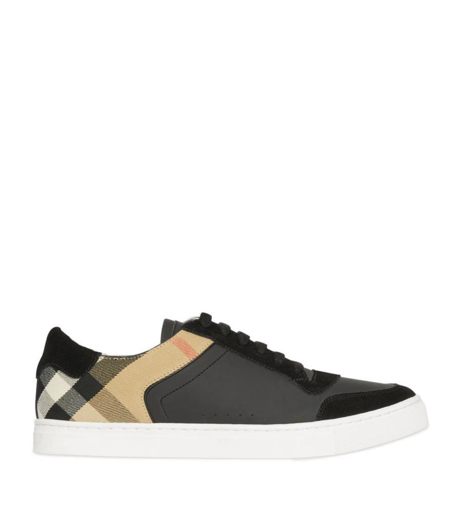 商品Burberry|House check low-top sneakers,价格¥3245,第1张图片