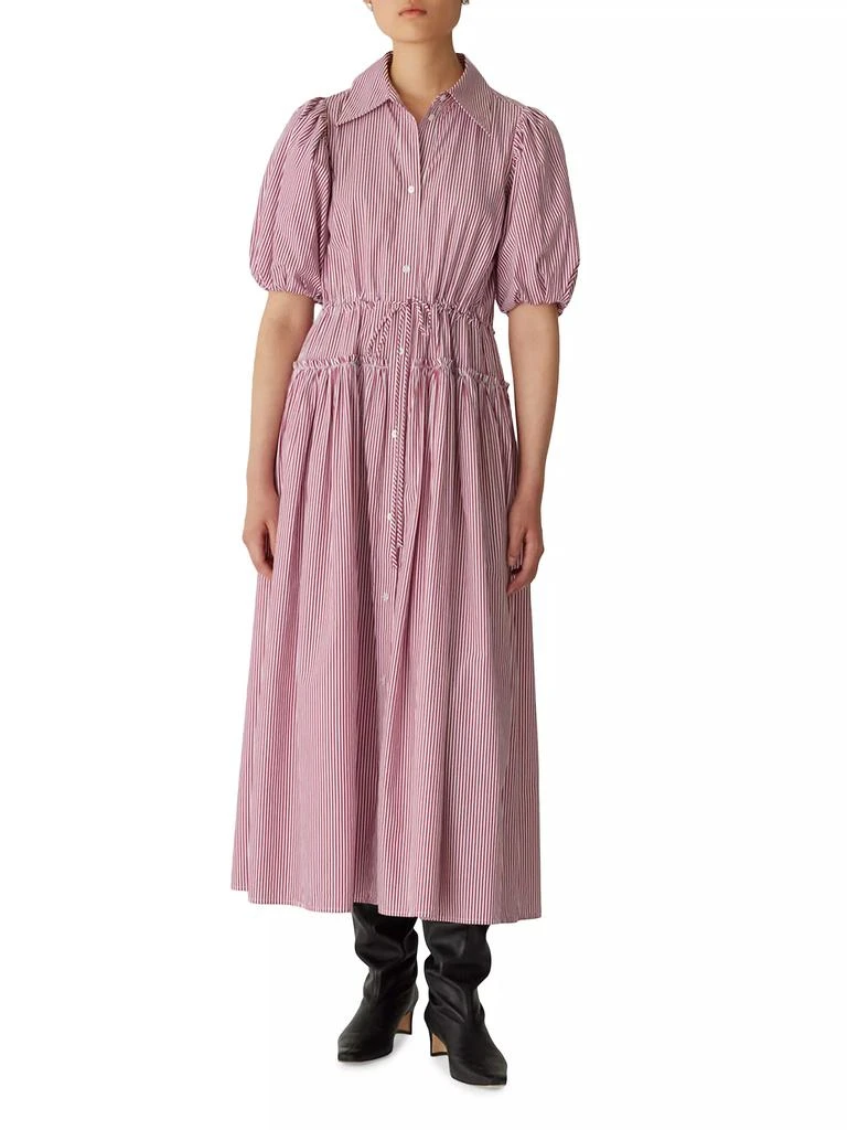 商品Rebecca Taylor|Striped Poplin Midi-Dress,价格¥3238,第2张图片详细描述