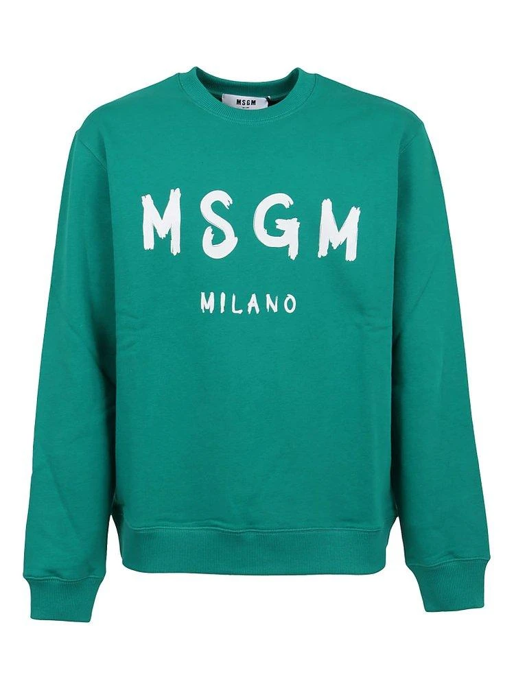 商品MSGM|MSGM Logo-Printed Crewneck Sweatshirt,价格¥810,第1张图片