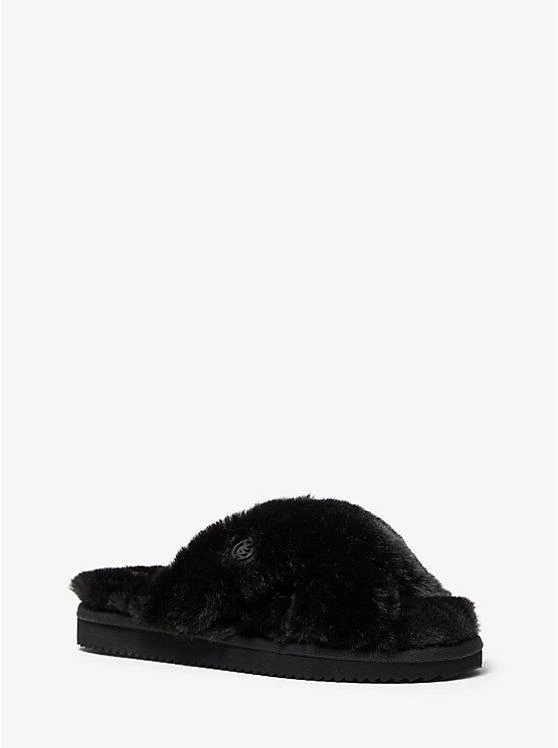 商品Michael Kors|Lala Faux Fur Slide Sandal,价格¥309,第1张图片