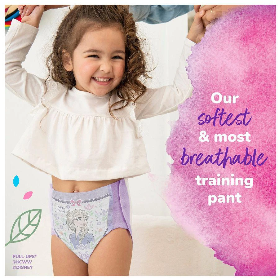 商品Huggies Pull-Ups New Leaf|New Leaf Girls' Disney Frozen Potty Training Pants 4T-5T,价格¥83,第2张图片详细描述