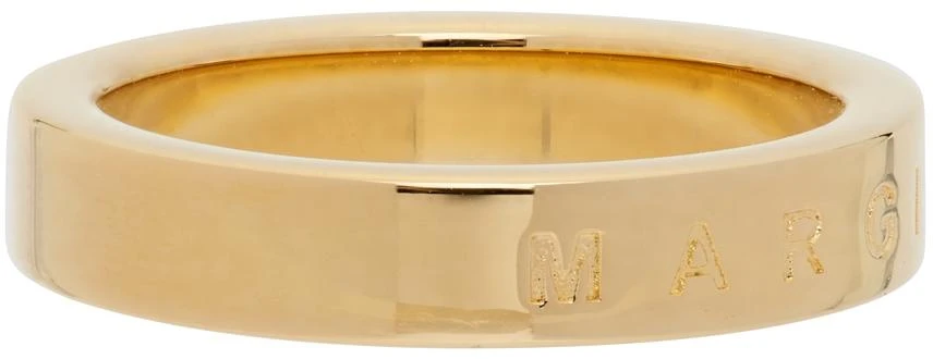 商品MAISON MARGIELA|Gold Logo 6 Band Ring,价格¥894,第5张图片详细描述