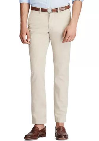 商品Ralph Lauren|Stretch Slim Fit Cotton Chino Pants,价格¥857,第1张图片
