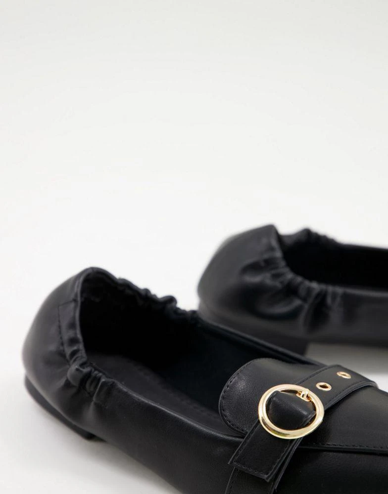 商品Simply Be Wide Fit|Simply Be Extra Wide Fit astrid ballet flats in black,价格¥128,第4张图片详细描述