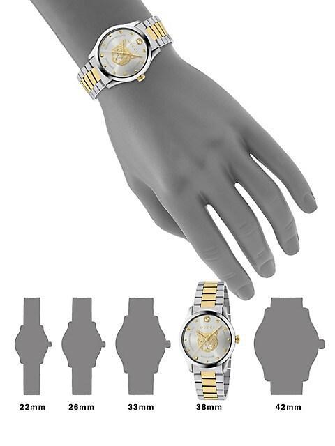商品Gucci|G-Timeless Steel Bracelet Watch,价格¥10512,第4张图片详细描述