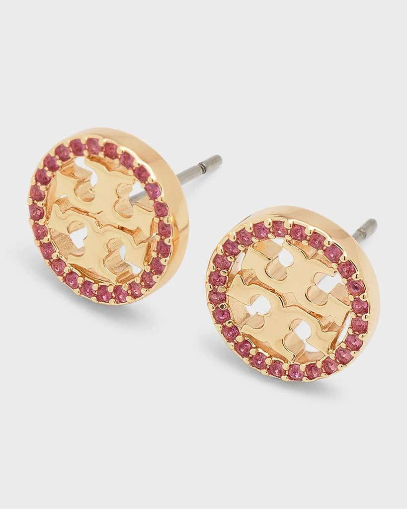 商品Tory Burch|Miller Pave Stud Earring,价格¥769,第3张图片详细描述