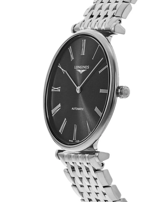 商品Longines|Longines La Grande Classique Automatic Black Roman Dial Steel Unisex Watch L4.918.4.51.6,价格¥11155,第3张图片详细描述