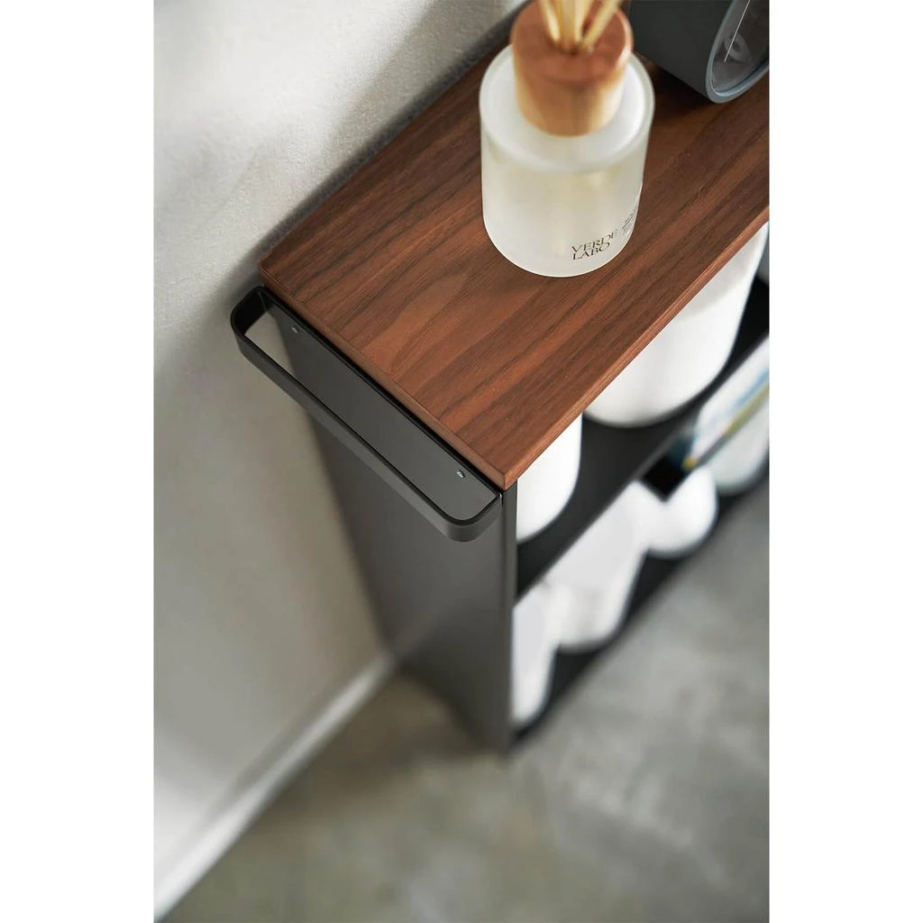 Yamazaki Tower Semi Closed Storage Cart - Black 商品