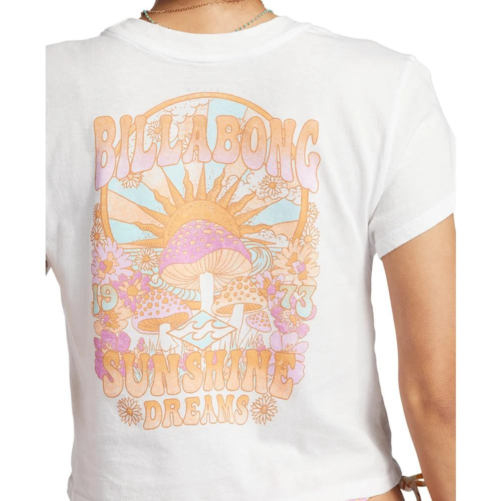 商品Billabong|Juniors' Dream All Day Graphic Cropped T-Shirt,价格¥150,第5张图片详细描述