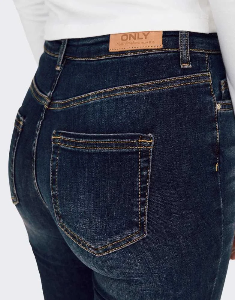 商品ONLY|ONLY Skinny fit jeans in dark blue denim,价格¥366,第3张图片详细描述