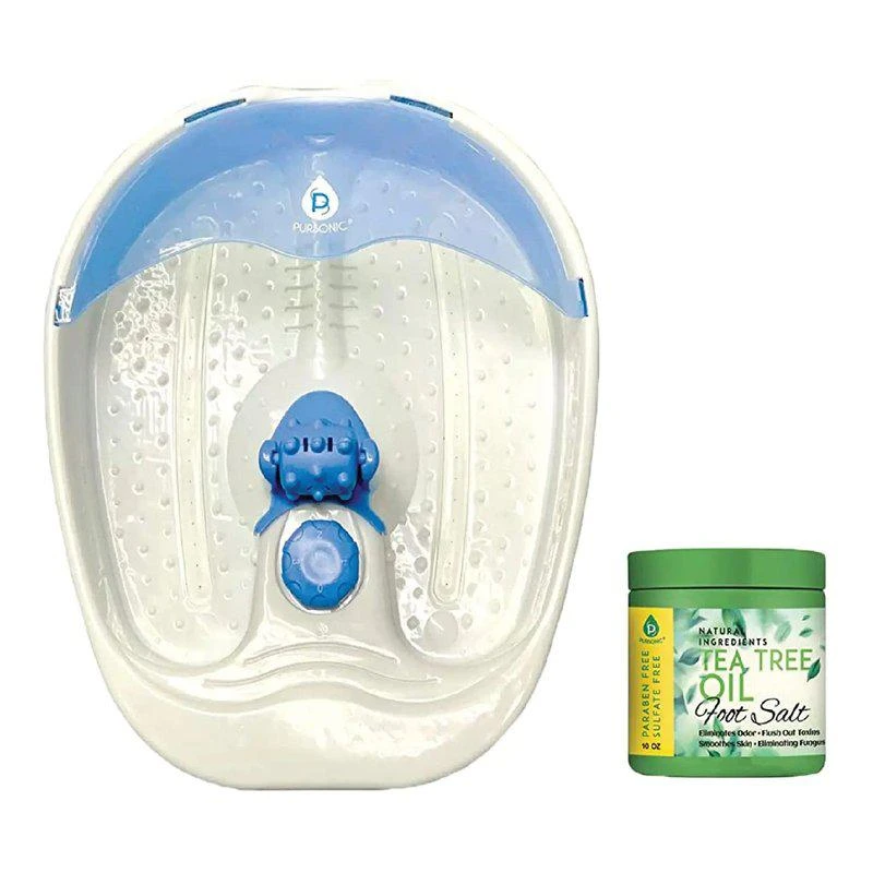 商品PURSONIC|Foot Spa Massager With Tea Tree Oil Foot Salt Scrub (Warming Function),价格¥378,第1张图片