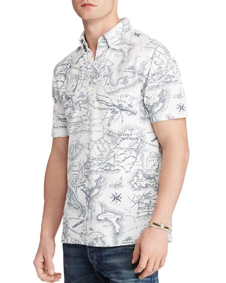 商品Ralph Lauren|Hampton Print Regular Fit Button-Down Shirt,价格¥737,第1张图片