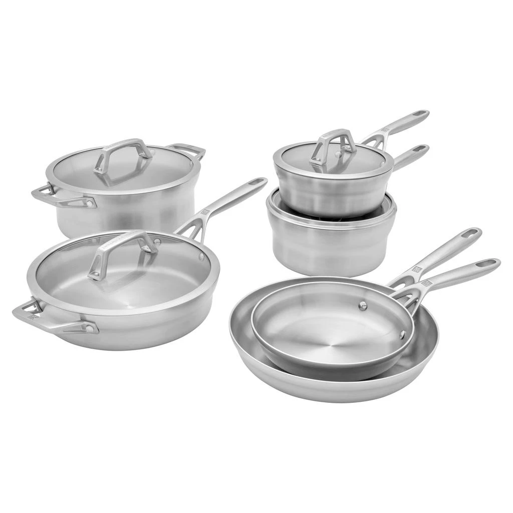 商品ZWILLING|Motion Stainless Steel 10-pc Stainless Steel Cookware Set,价格¥3125,第1张图片