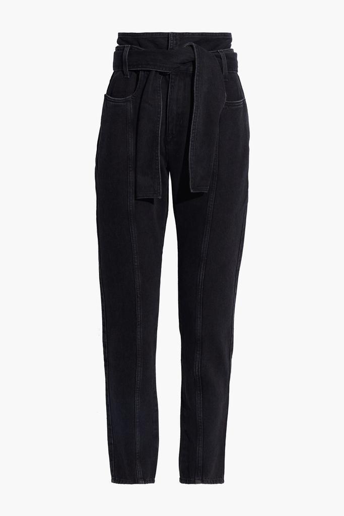 商品IRO|Ouzilly belted faded high-rise tapered jeans,价格¥830,第1张图片